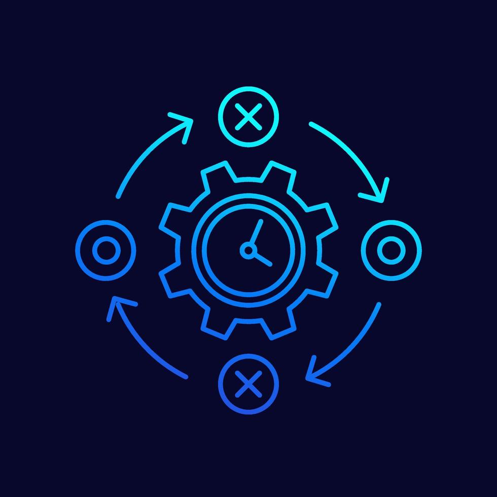 Adaptation line icon for web vector