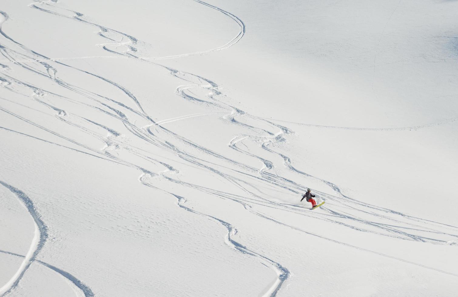 Skier portrait view photo