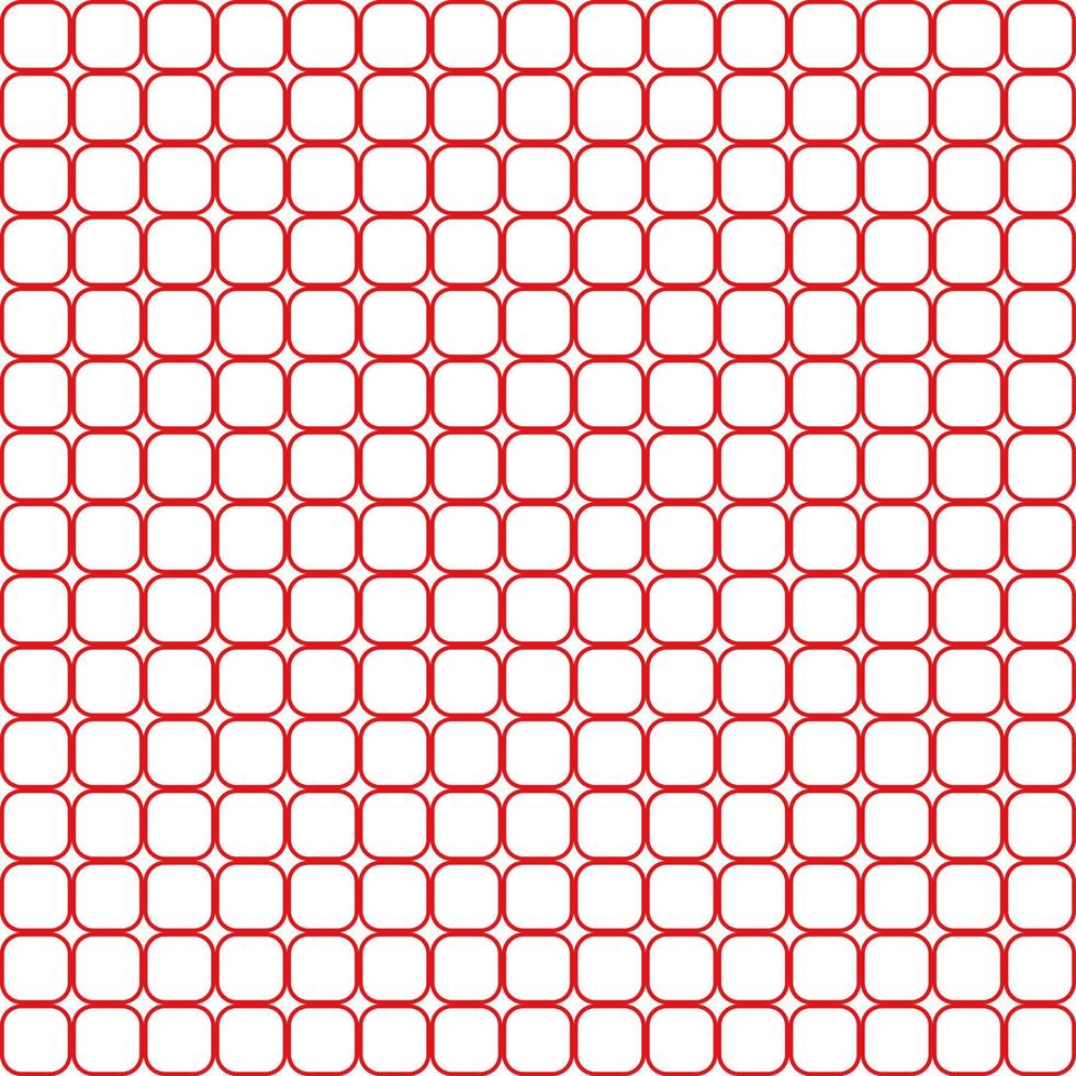 Seamless abstract pattern with many geometric red squared rounded edges boxes. Vector design. Paper, cloth, fabric, cloth, dress, napkin, printing, present, shirt, bed, red, orange, brown concept.