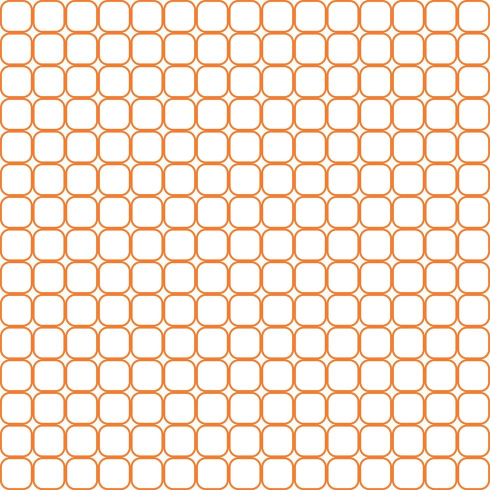 Seamless abstract pattern with many geometric ornange squared rounded edges boxes. Vector design. Paper, cloth, fabric, cloth, dress, napkin, printing, present, shirt, bed, red, orange, brown concept.