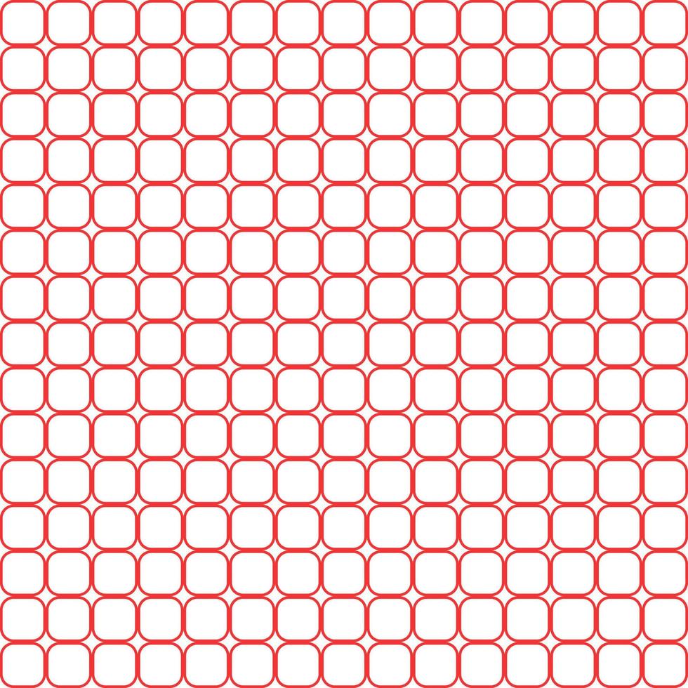 Seamless abstract pattern with many geometric red squared rounded edges boxes. Vector design. Paper, cloth, fabric, cloth, dress, napkin, printing, present, shirt, bed, red, orange, brown concept.
