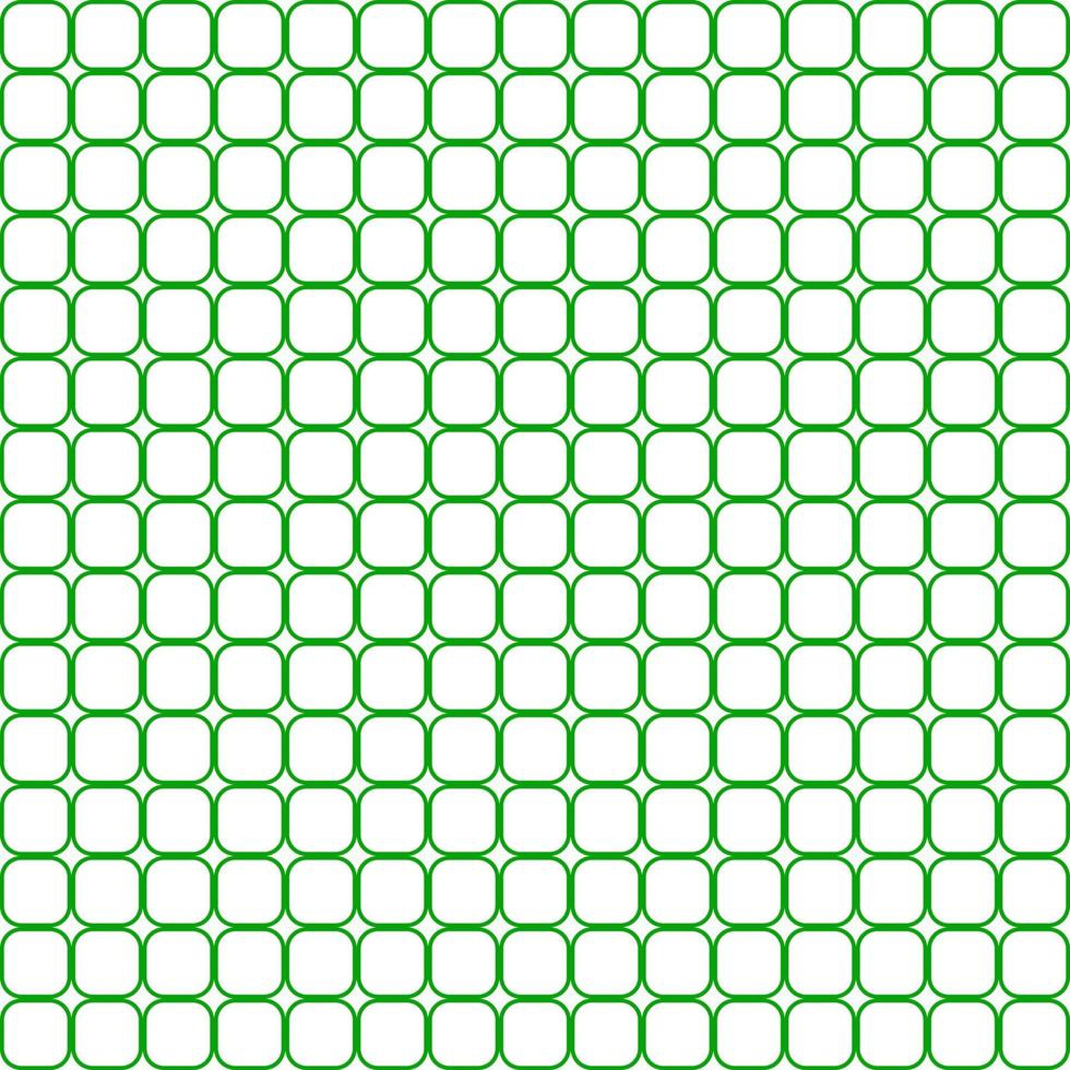 Seamless abstract pattern with many geometric green squared rounded edges boxes. Vector design. Paper, cloth, fabric, cloth, dress, napkin, printing, present, shirt, bed, earth, forest, book concept.