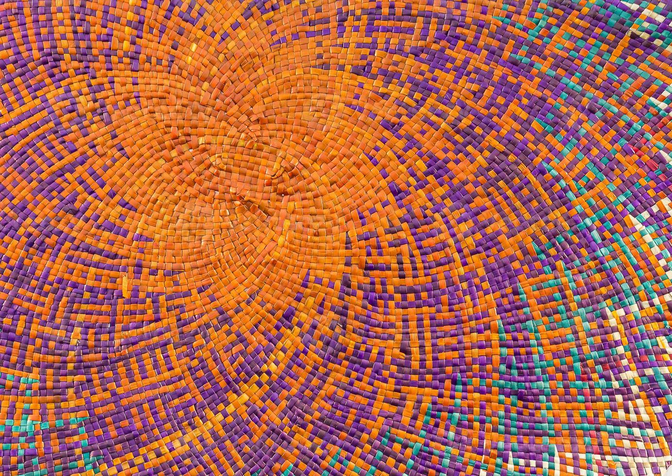 Background from rattan fibers photo