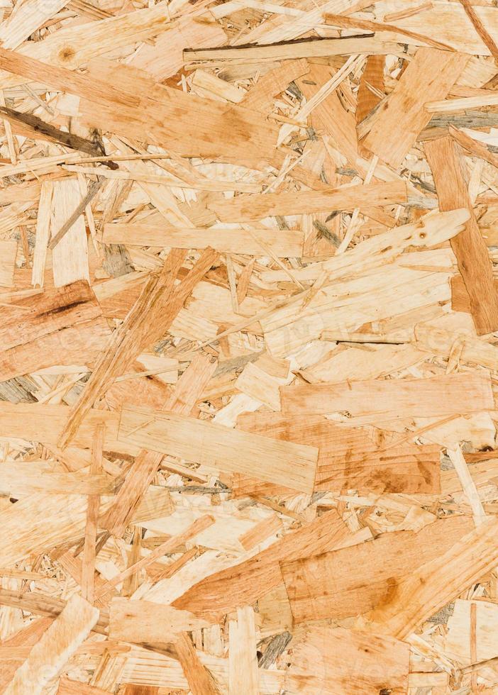 Close up texture of oriented strand board OSB photo