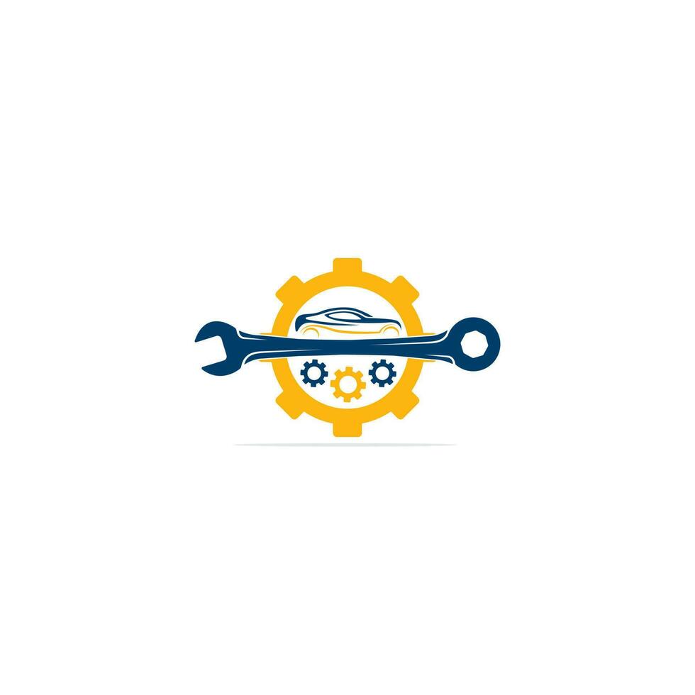 Auto repair logo design template. vector