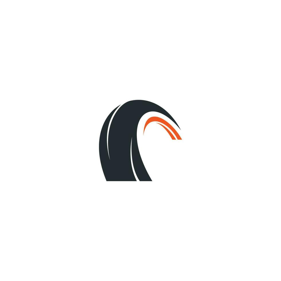 Tyre company or tyre shop vector logo design.