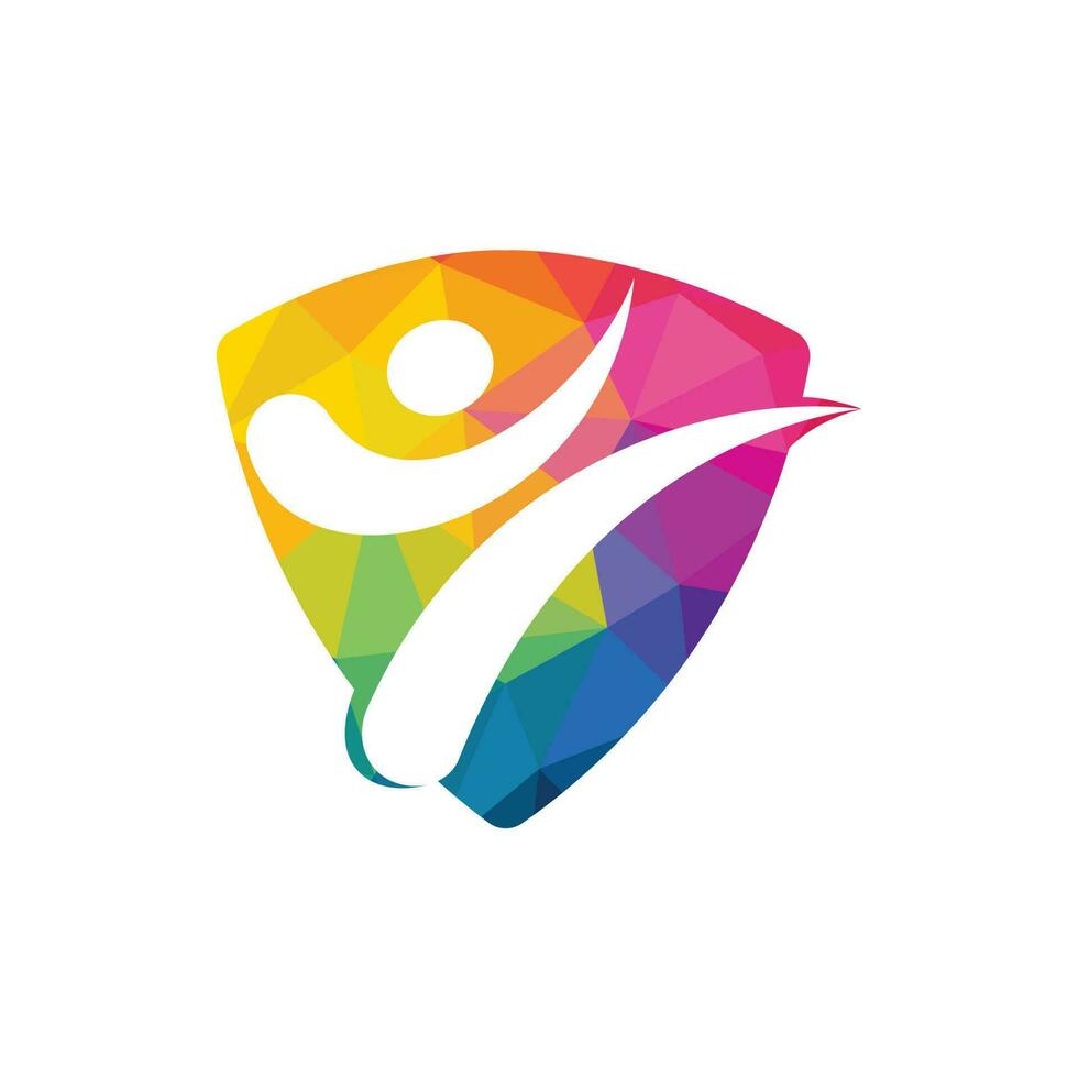 Karate sports vector logo design. Martial art logo concept.