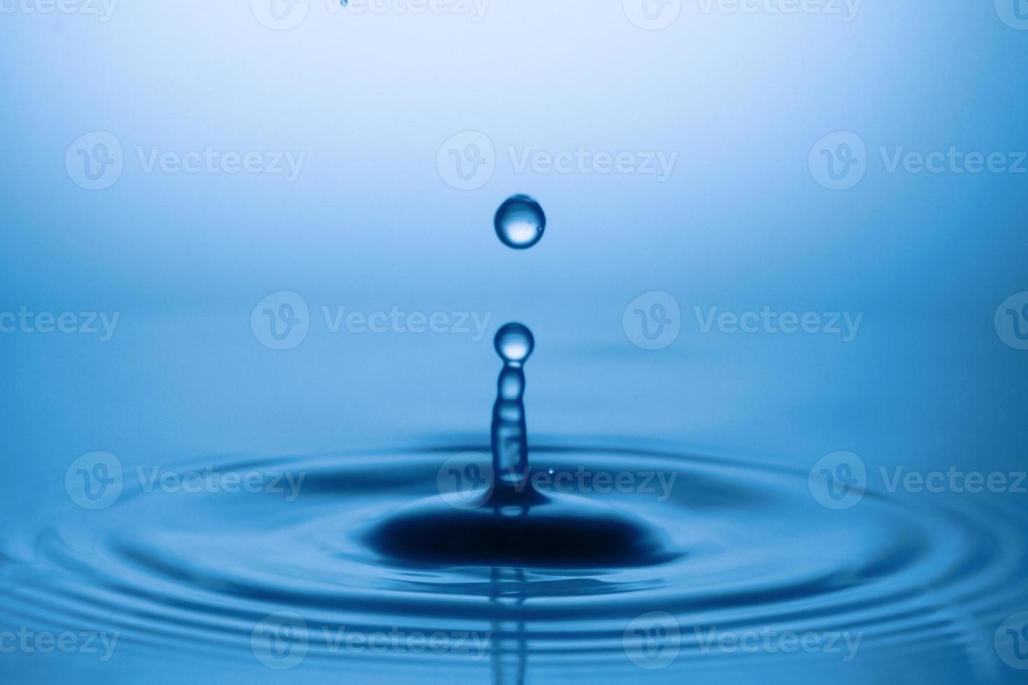 Drops of water and splashes. Water shape abstract background concept. photo