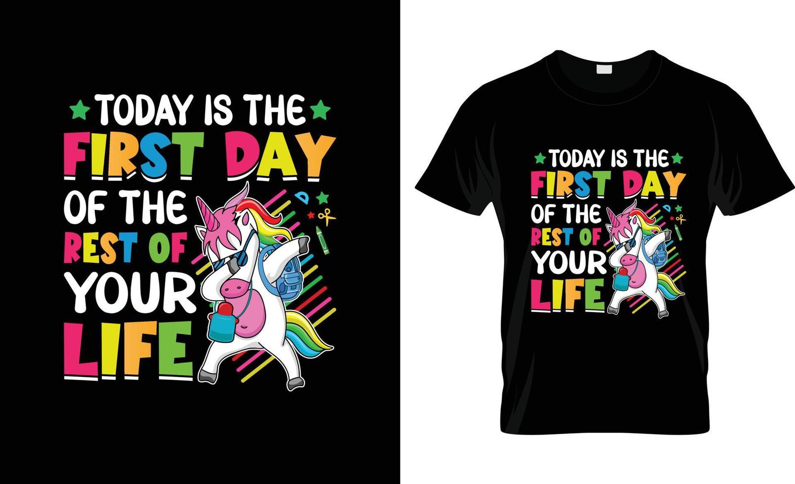 First day of school t-shirt design, First day of school t-shirt slogan and apparel design, First day of school typography, First day of school vector, First day of school illustration vector