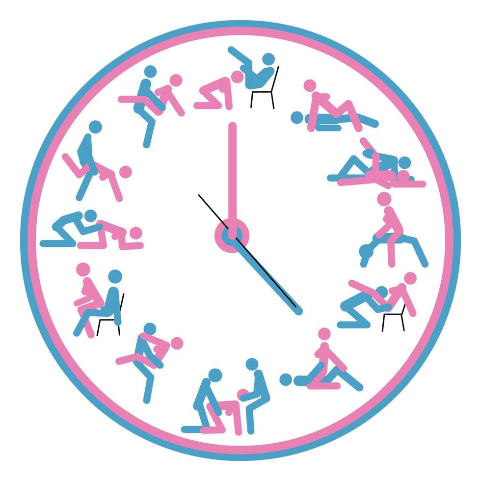 kamasutra Concept Love watch, for making love any time is good. Kamasutra, sketchy  poses for making love 11823406 Vector Art at Vecteezy