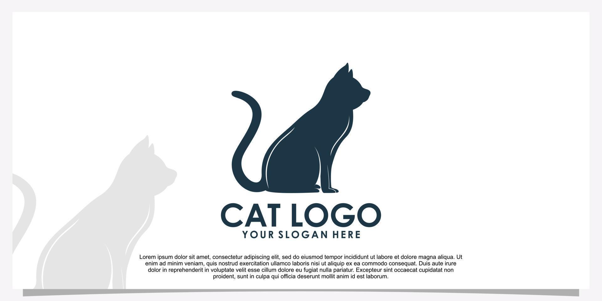 Premium Vector  Cat icon logo design