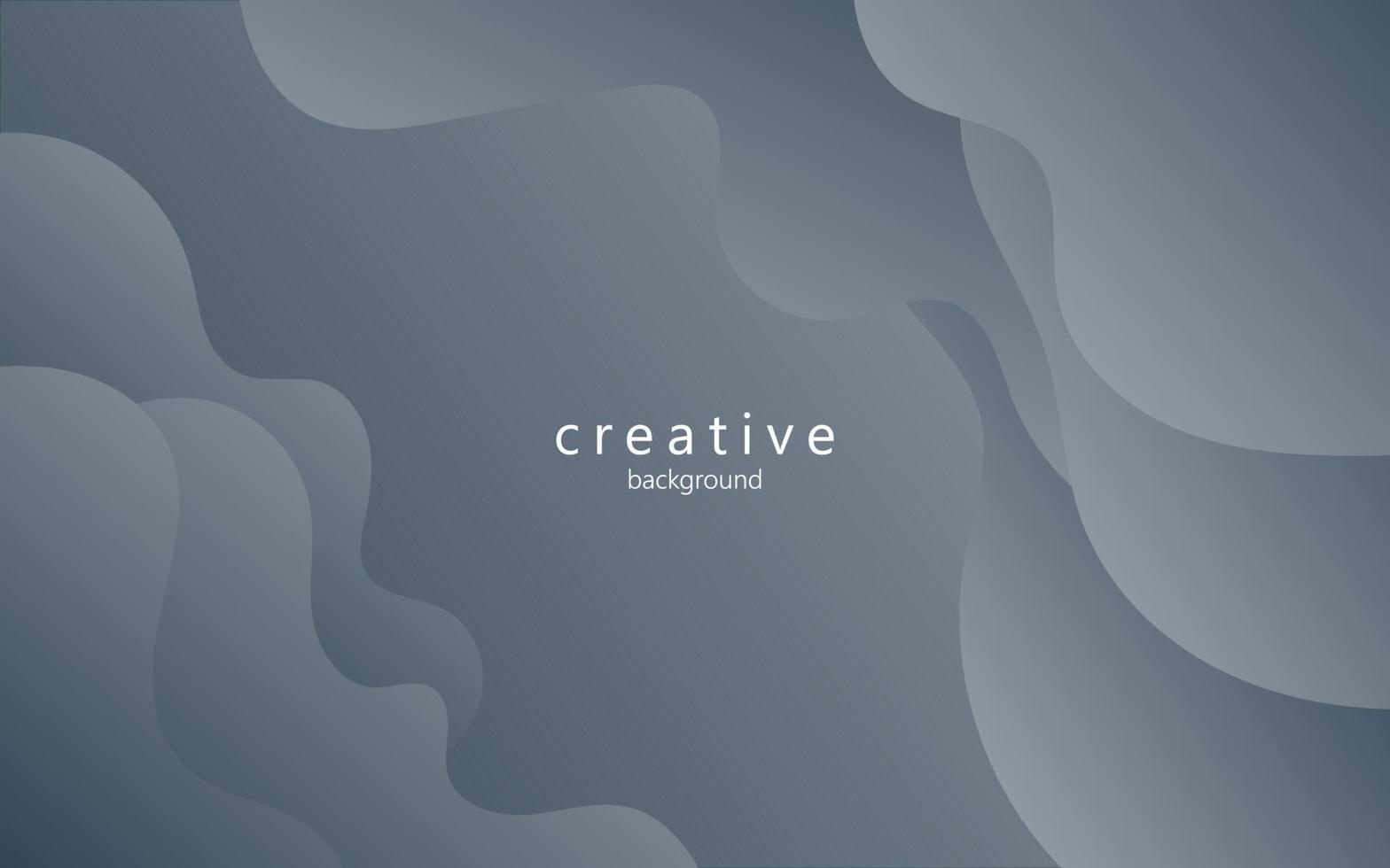 minimal abstract dynamic black gray gradient color fluid, liquid wavy shape geometric composition background. eps10 vector