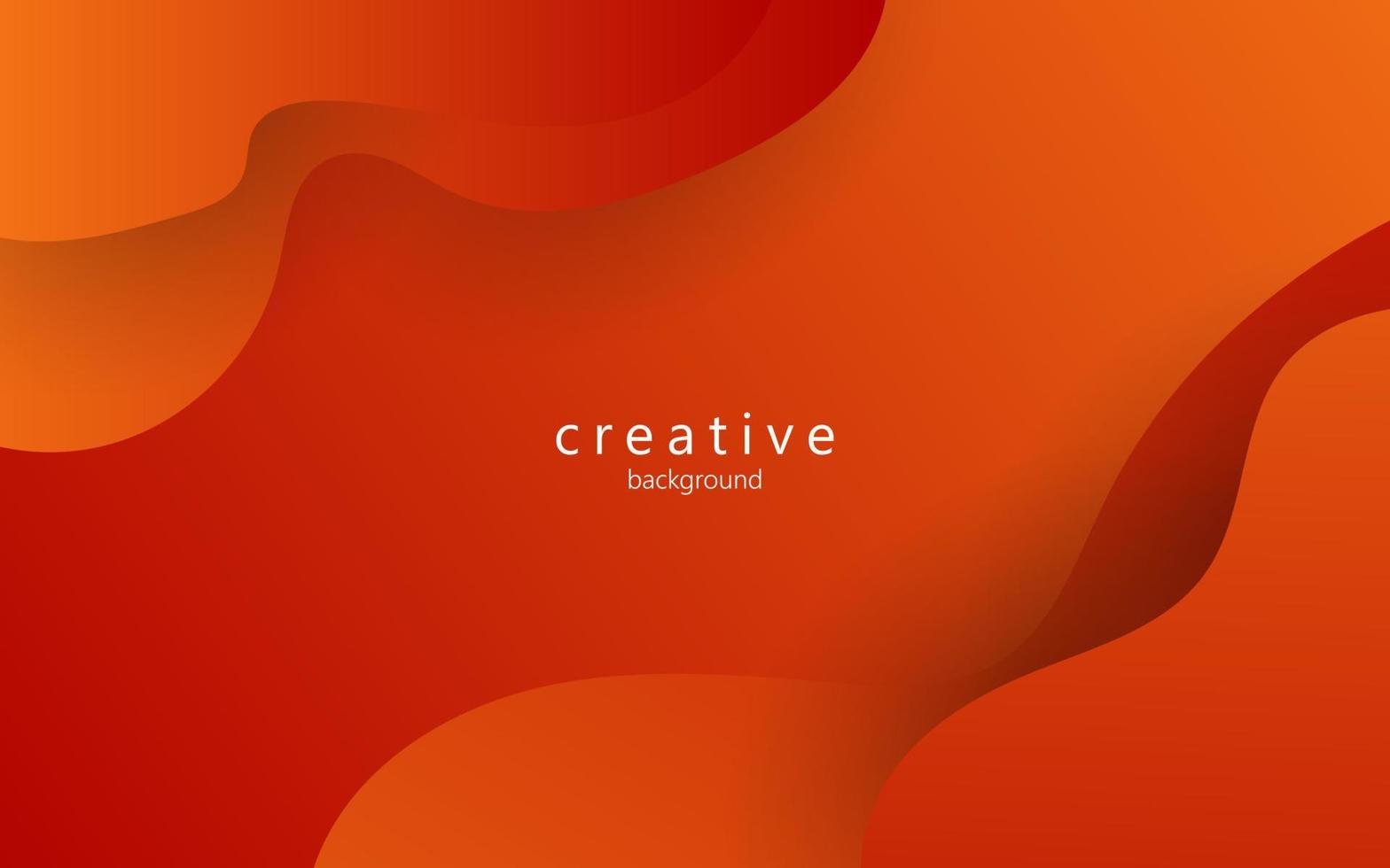 minimal abstract dynamic orange gradient color fluid, liquid wavy shape geometric composition background. eps10 vector