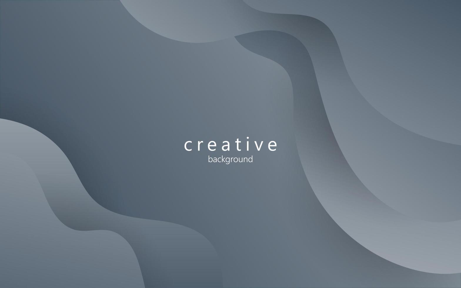 minimal abstract dynamic black gray gradient color fluid, liquid wavy shape geometric composition background. eps10 vector