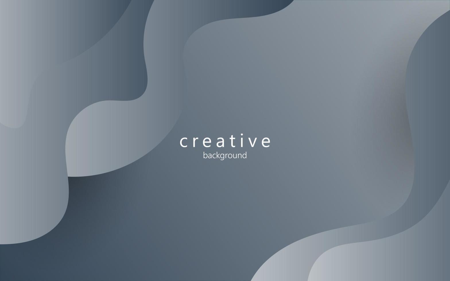 minimal abstract dynamic black gray gradient color fluid, liquid wavy shape geometric composition background. eps10 vector