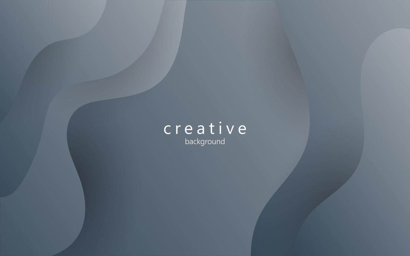 minimal abstract dynamic black gray gradient color fluid, liquid wavy shape geometric composition background. eps10 vector