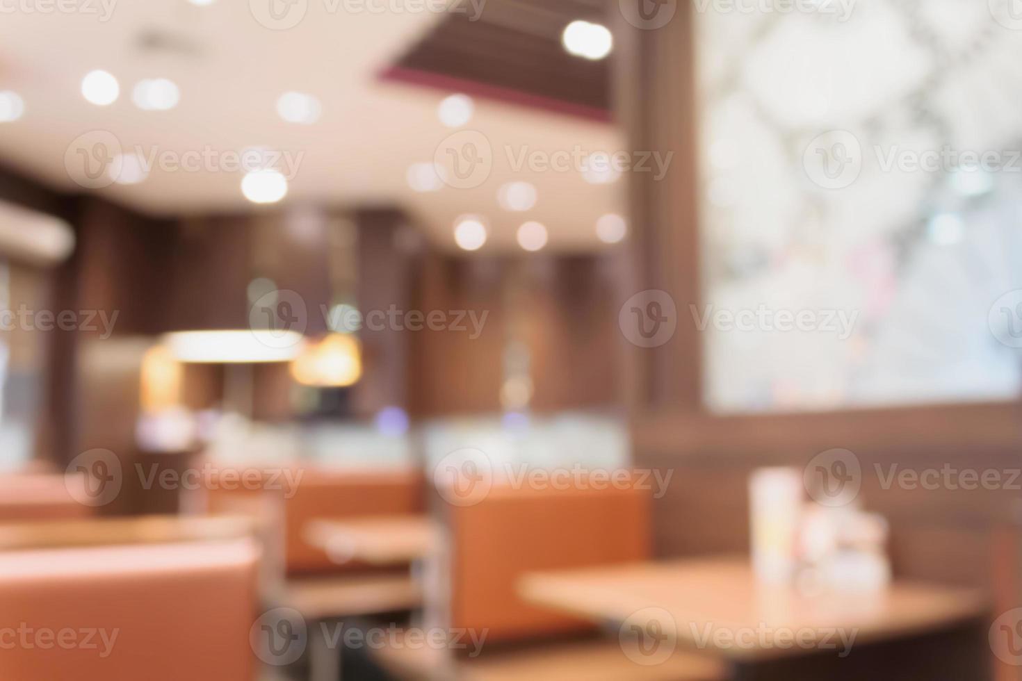 Abstract blur restaurant background photo