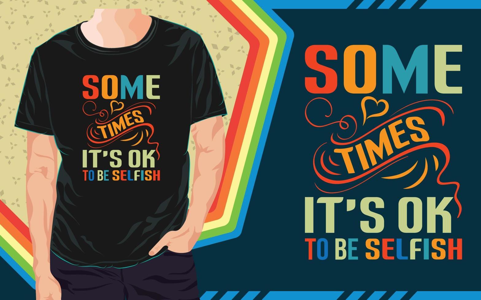 Inspirational T Shirt Design vector
