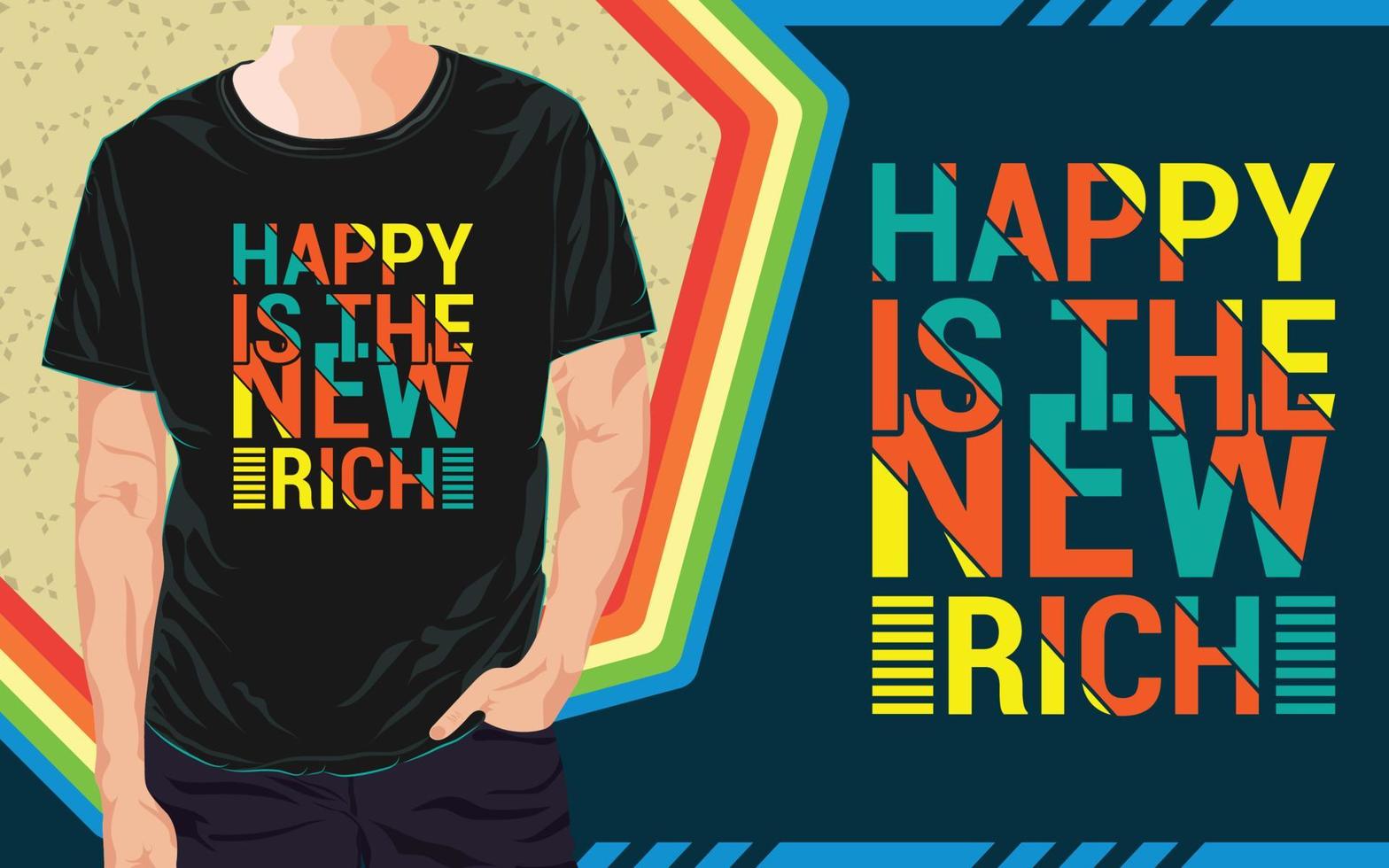 Inspirational T Shirt Design vector