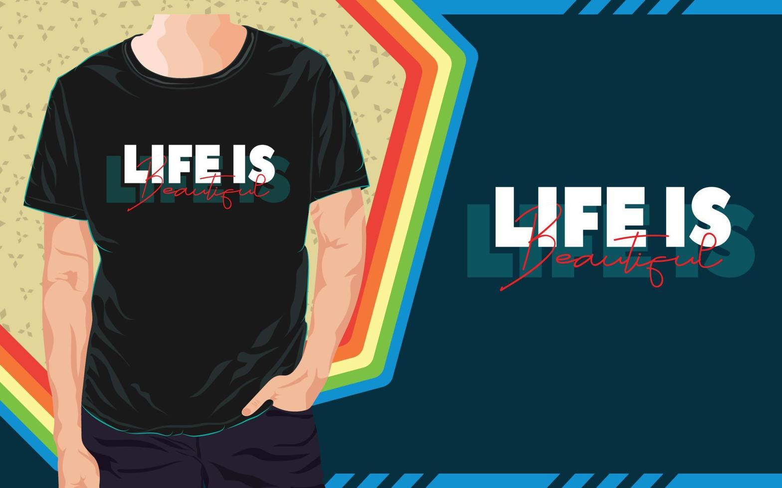 Inspirational T Shirt Design vector