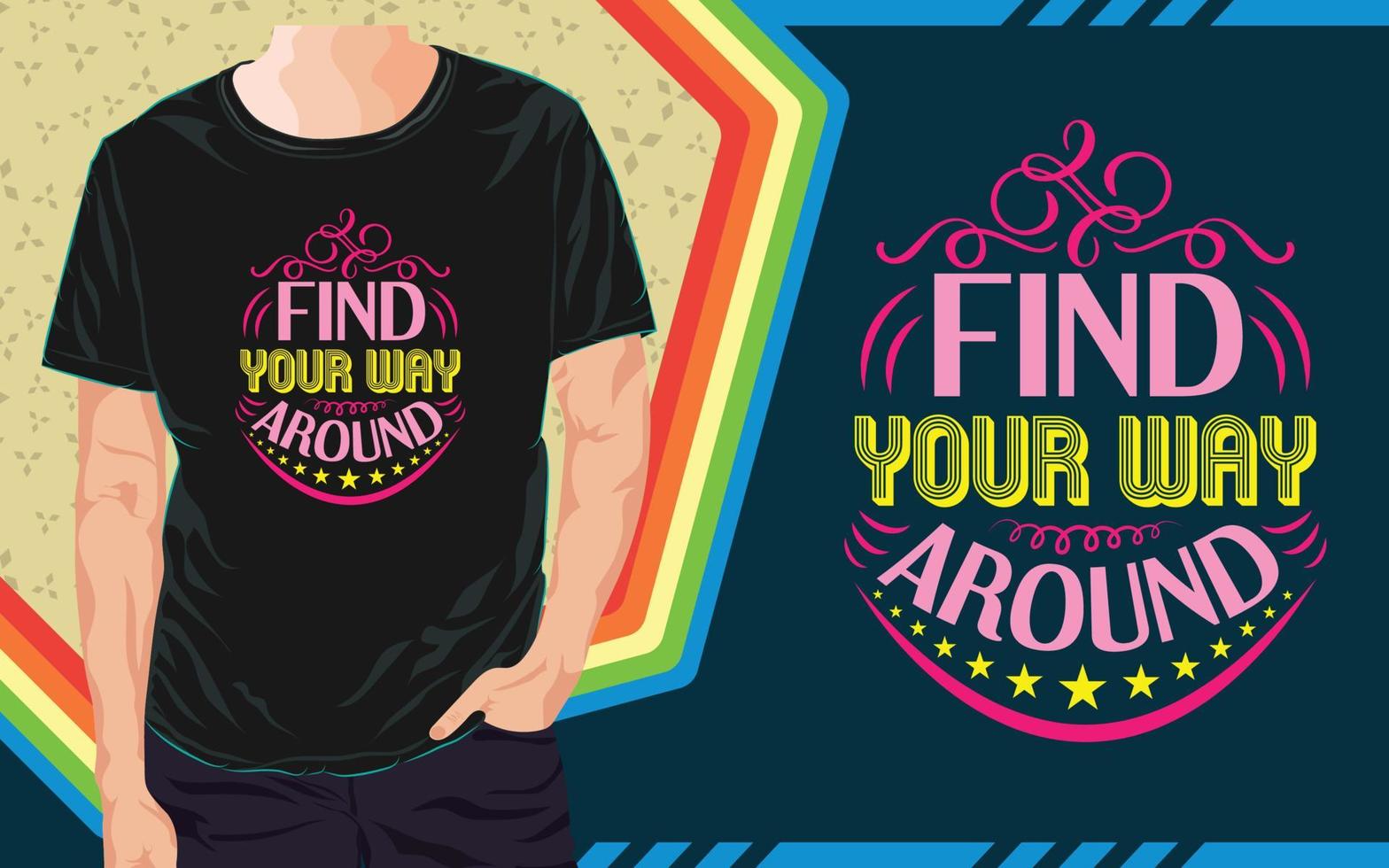 Inspirational T Shirt Design vector