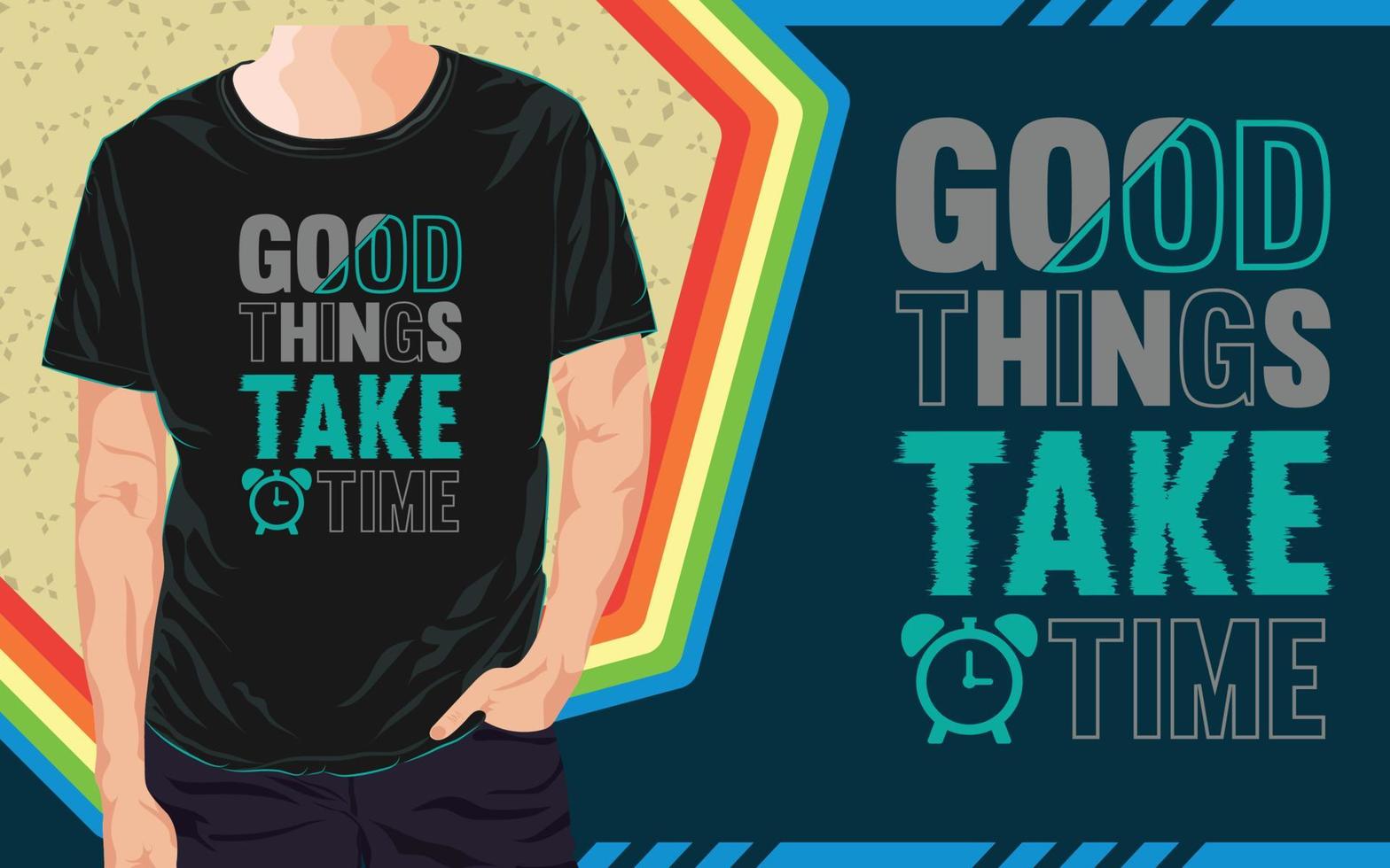 Inspirational T Shirt Design vector
