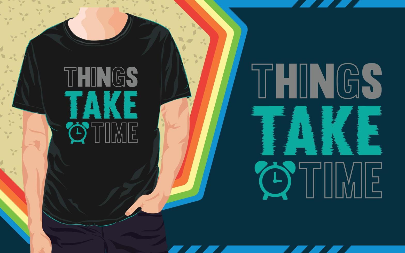 Inspirational T Shirt Design vector