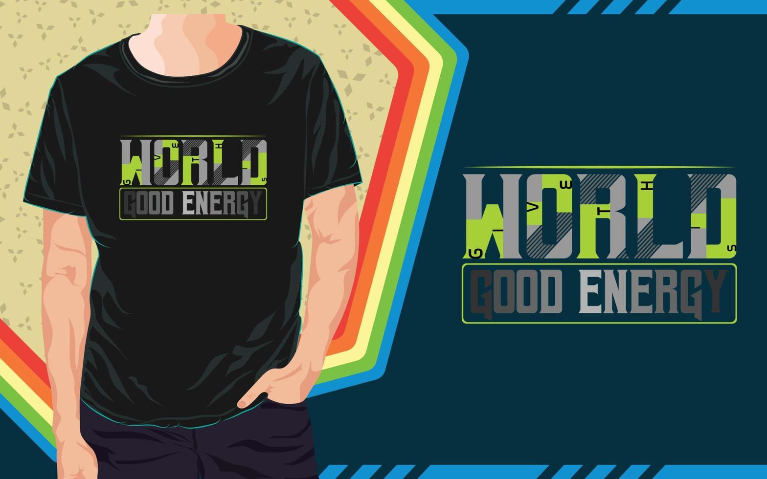 Inspirational T Shirt Design vector