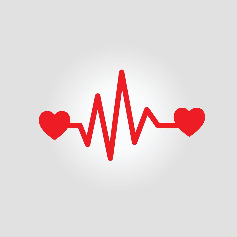 heart beat pulse icon vector design