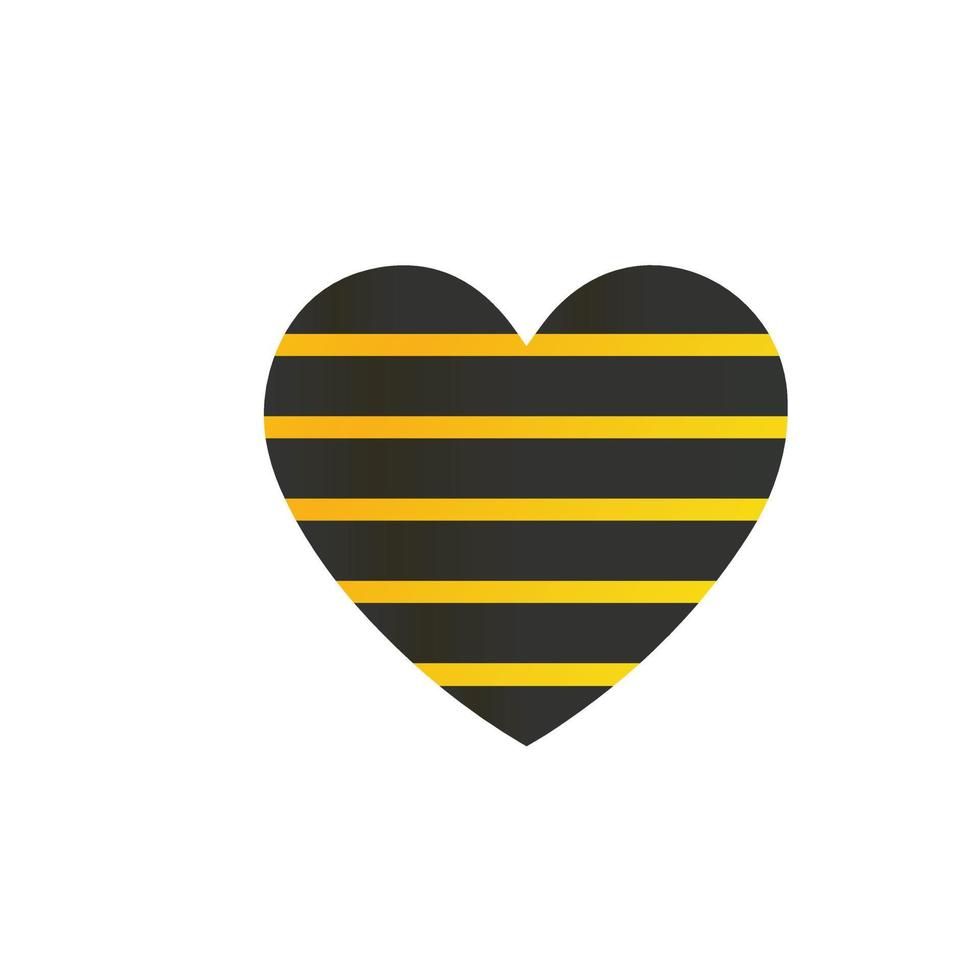 amor, abeja, iconos, vector, diseño vector