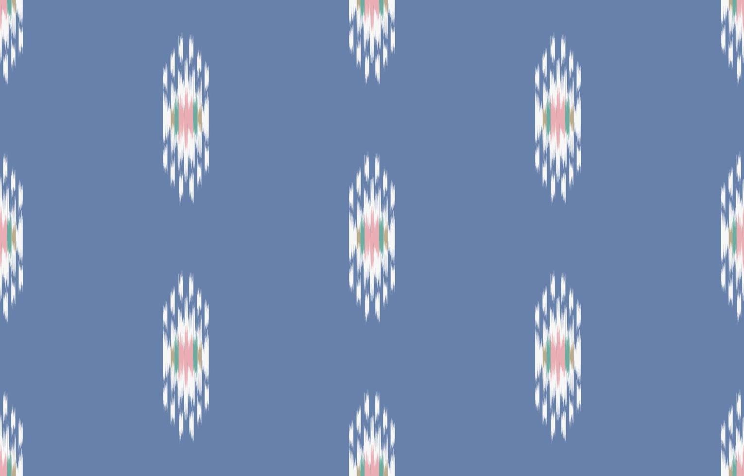 patrón étnico ikat sin fisuras. Fondo de vector de bordado tradicional indio africano tribal. azteca tela alfombra batik ornamento cheurón textil decoración papel pintado