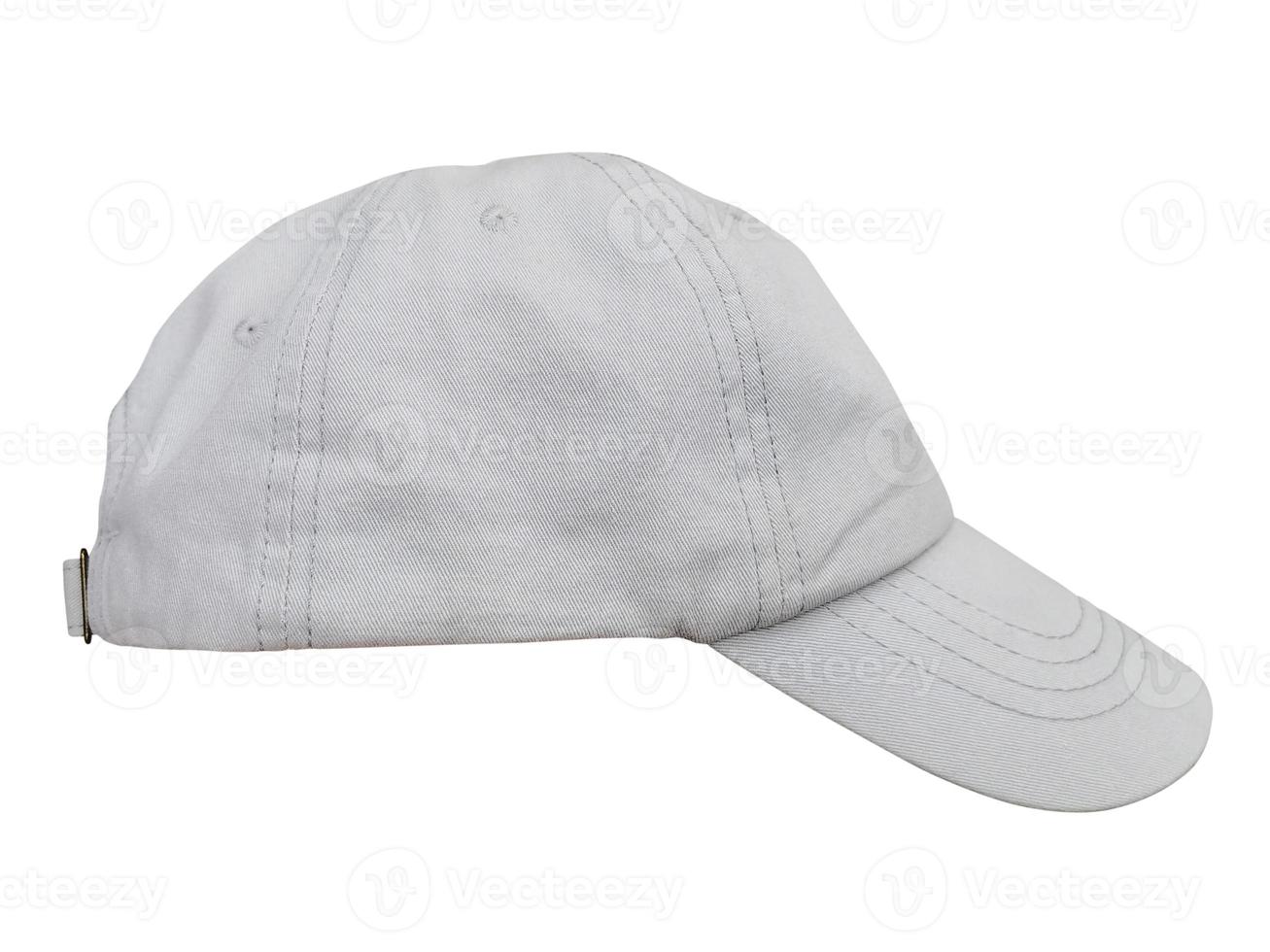 white baseball cap on white photo