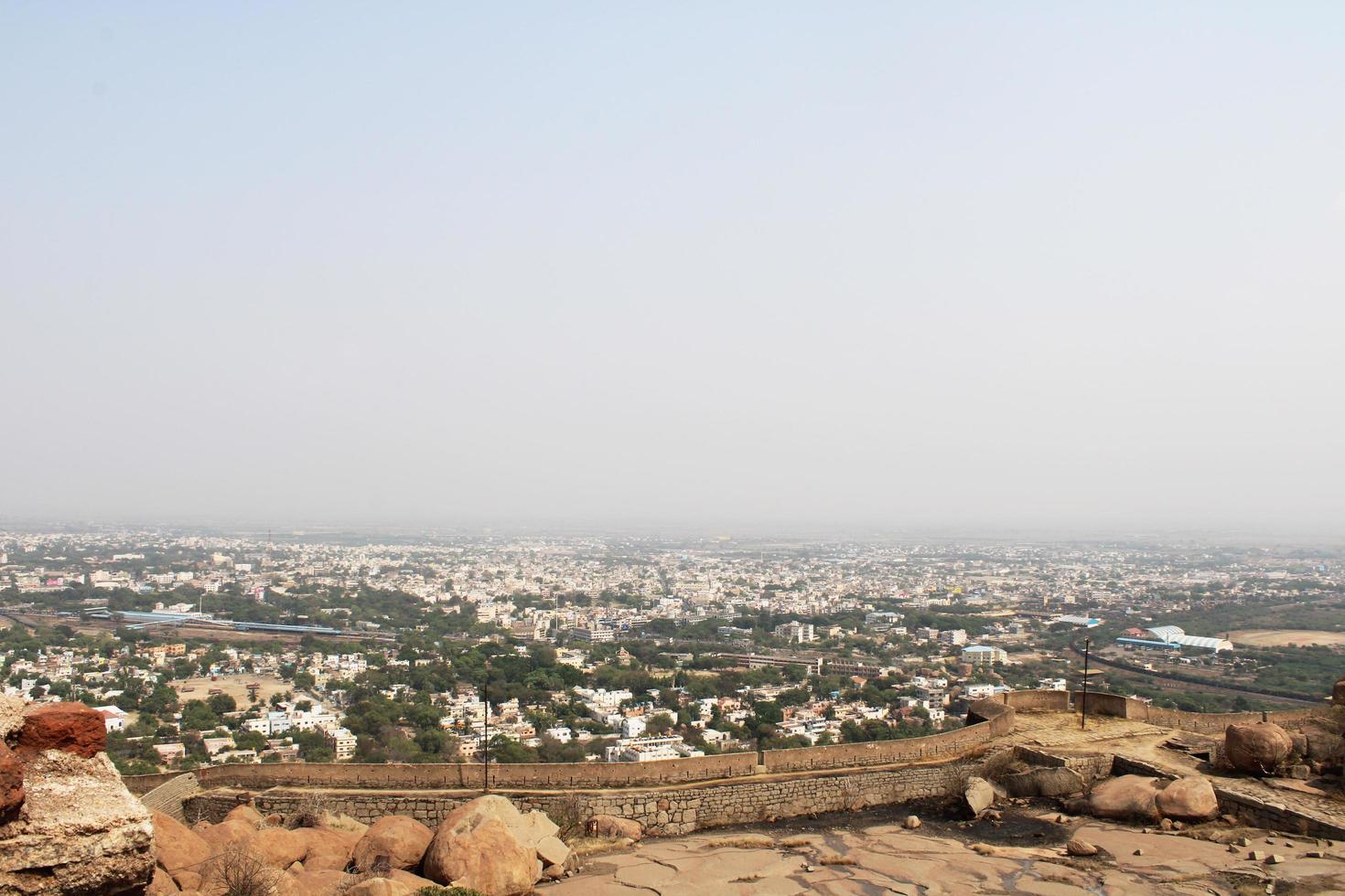 Bellary, Karnataka - March 30, 2021 - Top View of Bellary Fort. photo