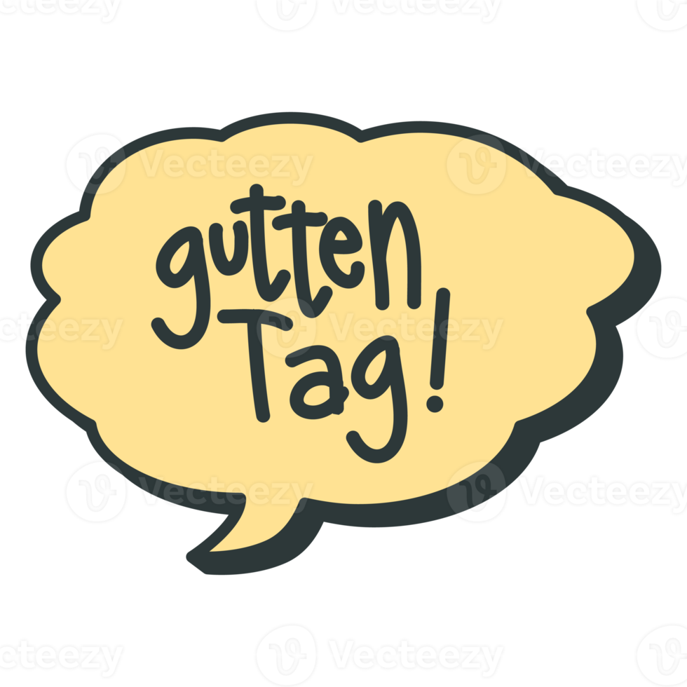 gutten get word bubble chat symbol logo collection png