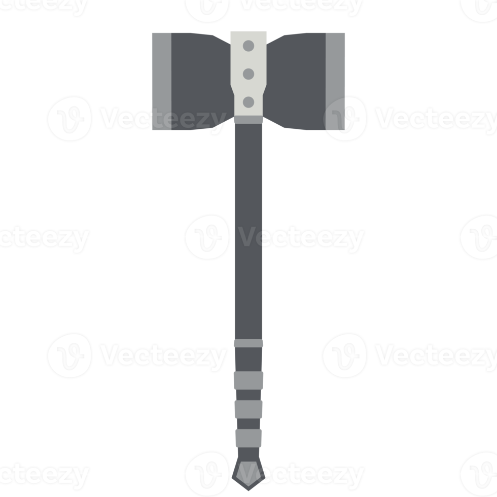 Kriegshammerschlacht Wikinger doppelseitige Kriegerwaffe png