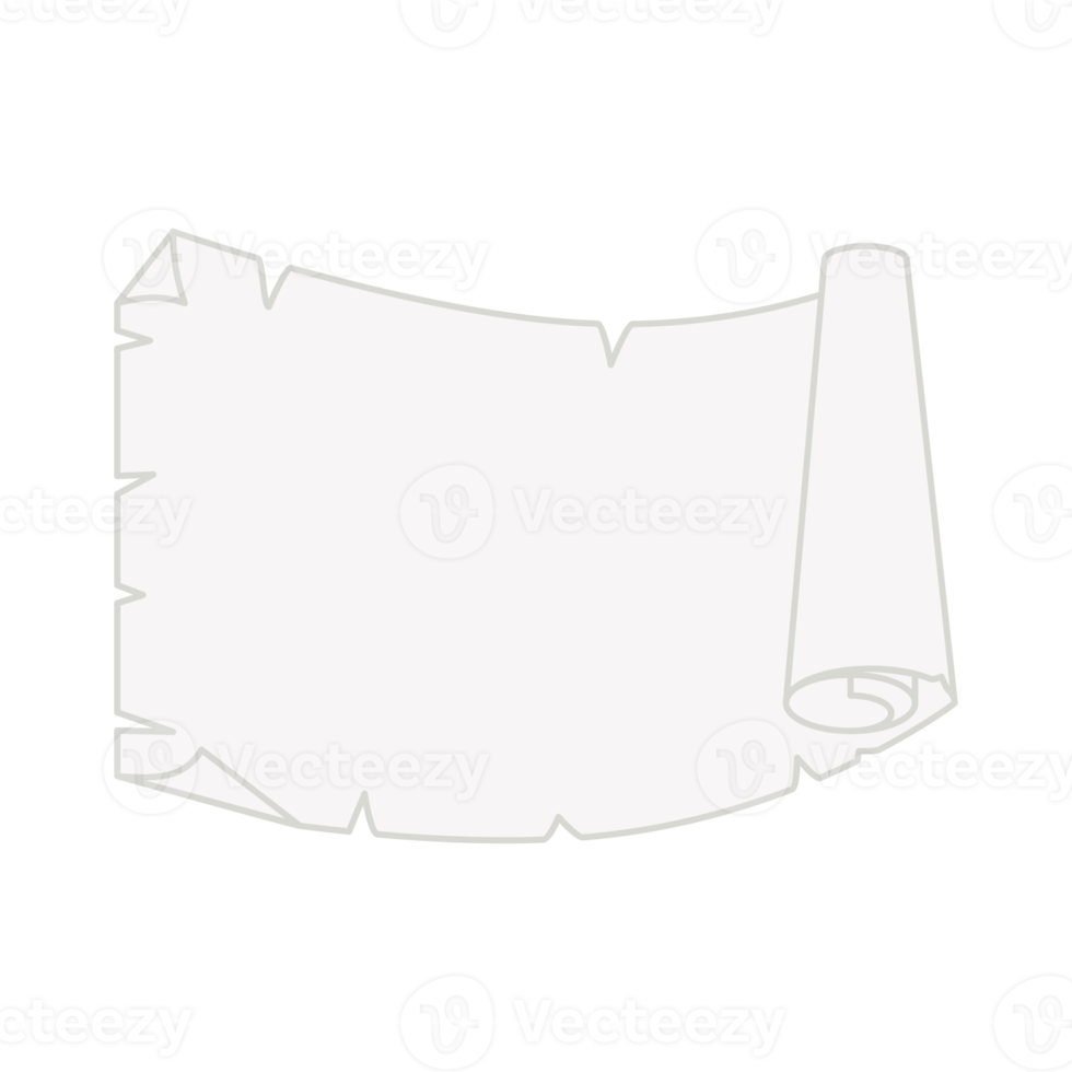 flat illustration old parchment paper texture classic png