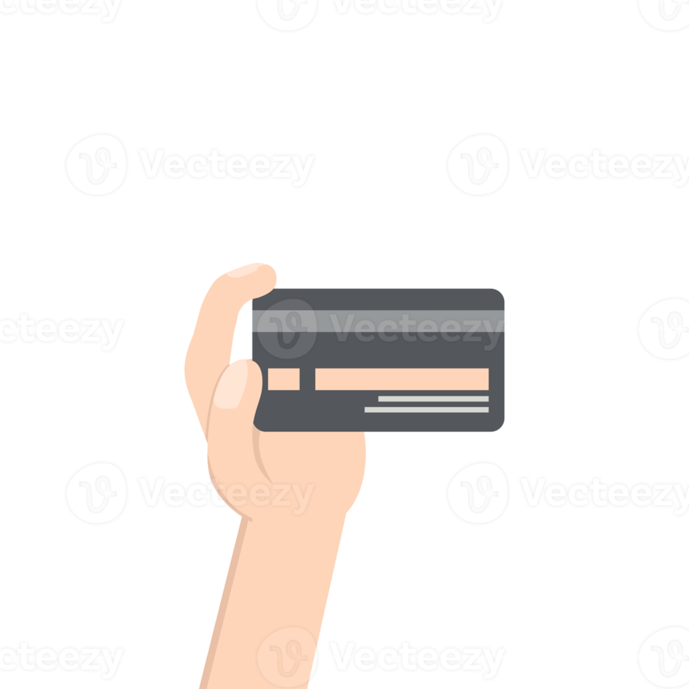mano Tenere credito carta pagare conto png