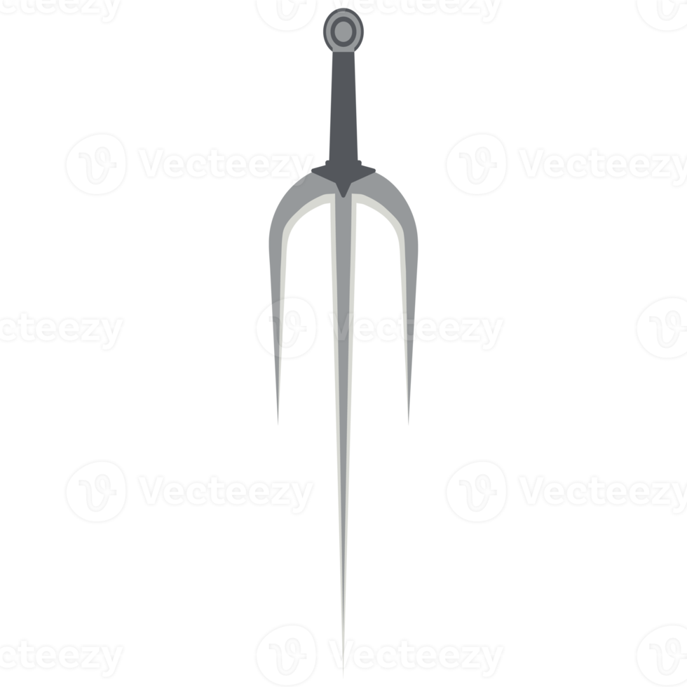 trishula one handed trident sai sharp tactical weapon png