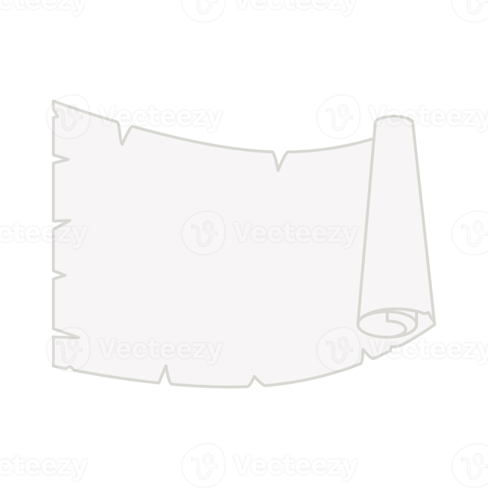 flat illustration old parchment paper texture classic png