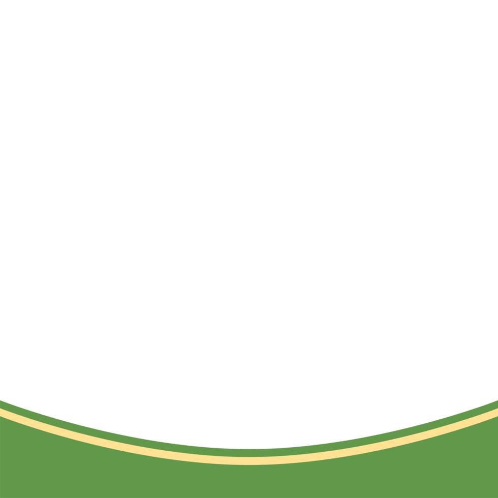 twibbon green and yellow frame basic shape png