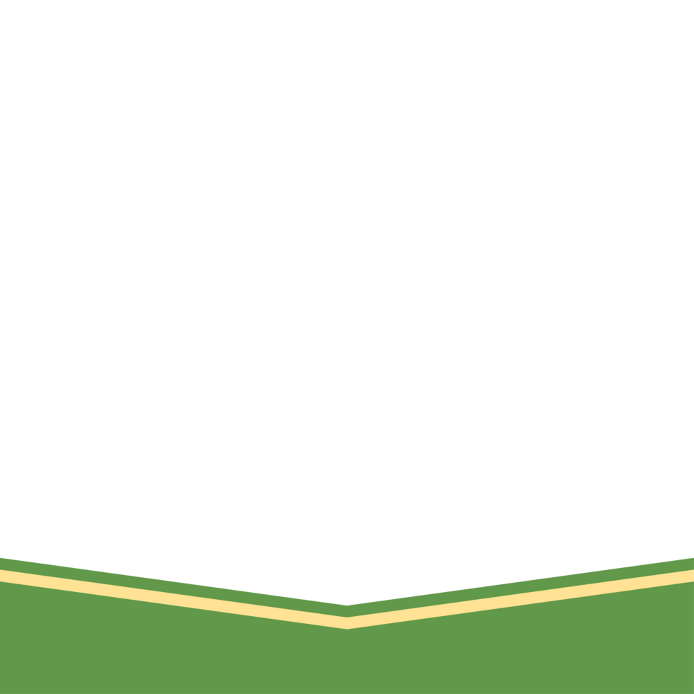 twibbon green and yellow frame basic shape png