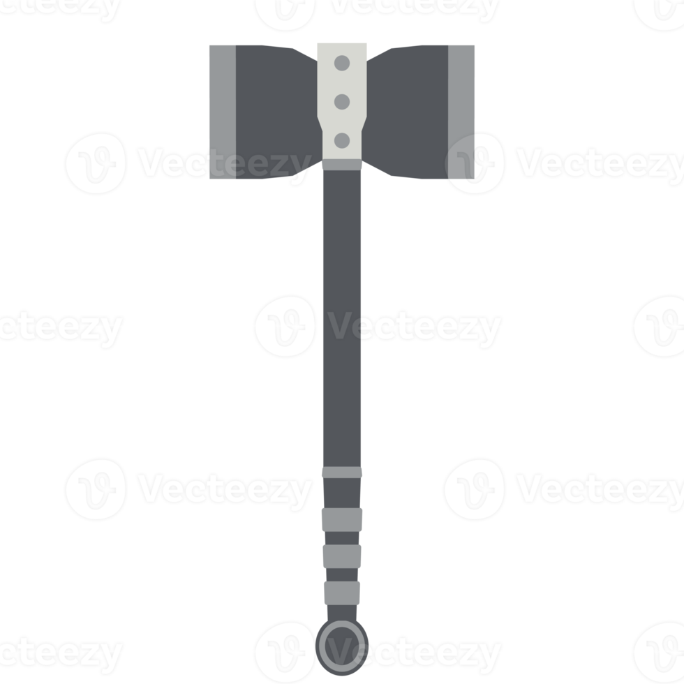 war hammer battle viking double side warrior weapon png