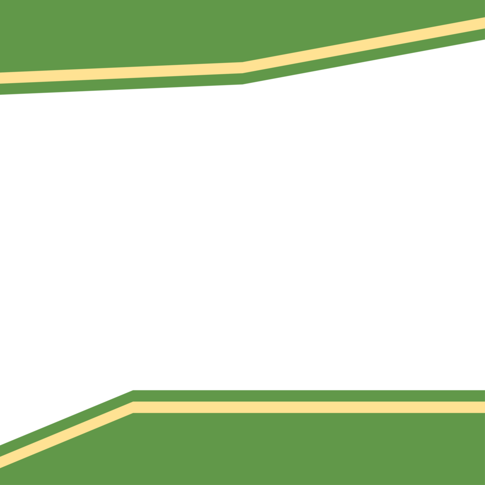 twibbon green and yellow frame basic shape png