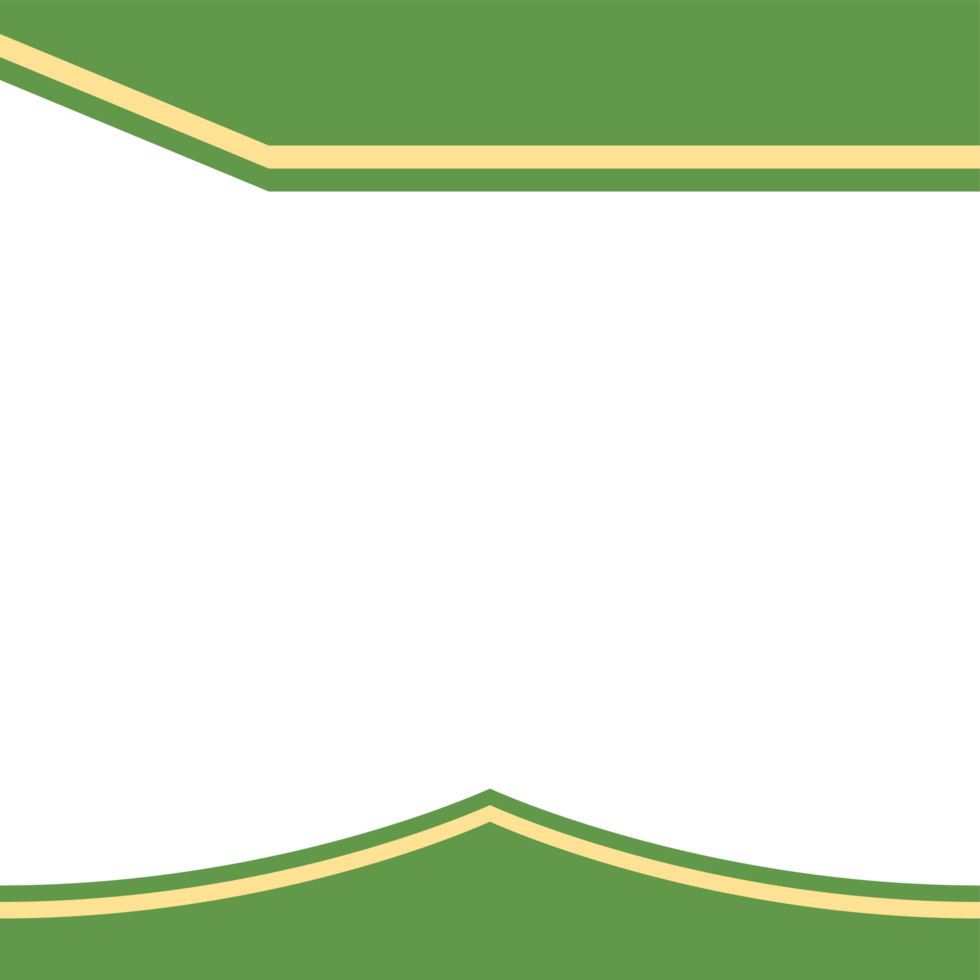 twibbon marco verde y amarillo forma básica png