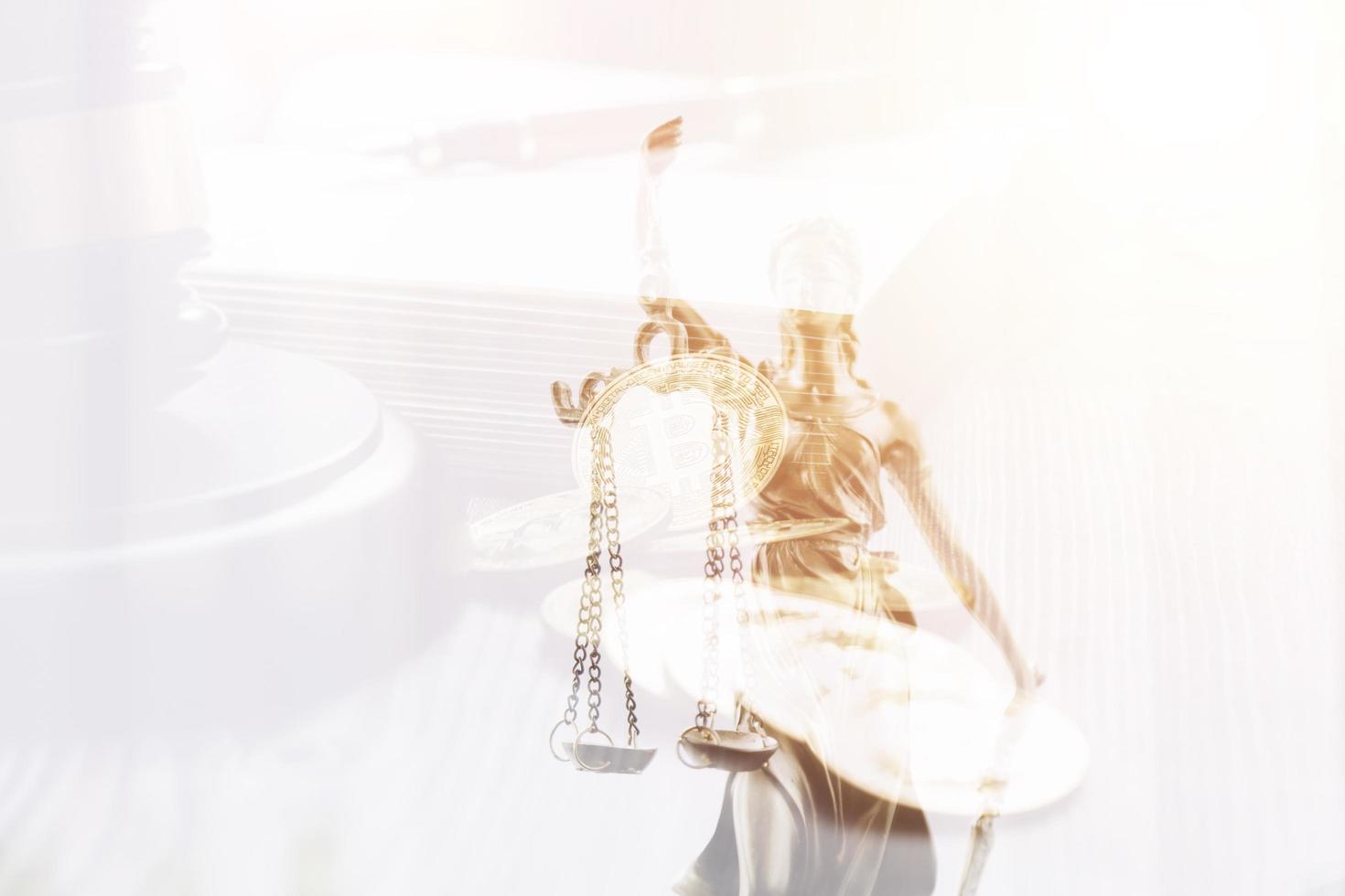justice and law concept.Male judge Consultation and legal concepts, lawyers, photo