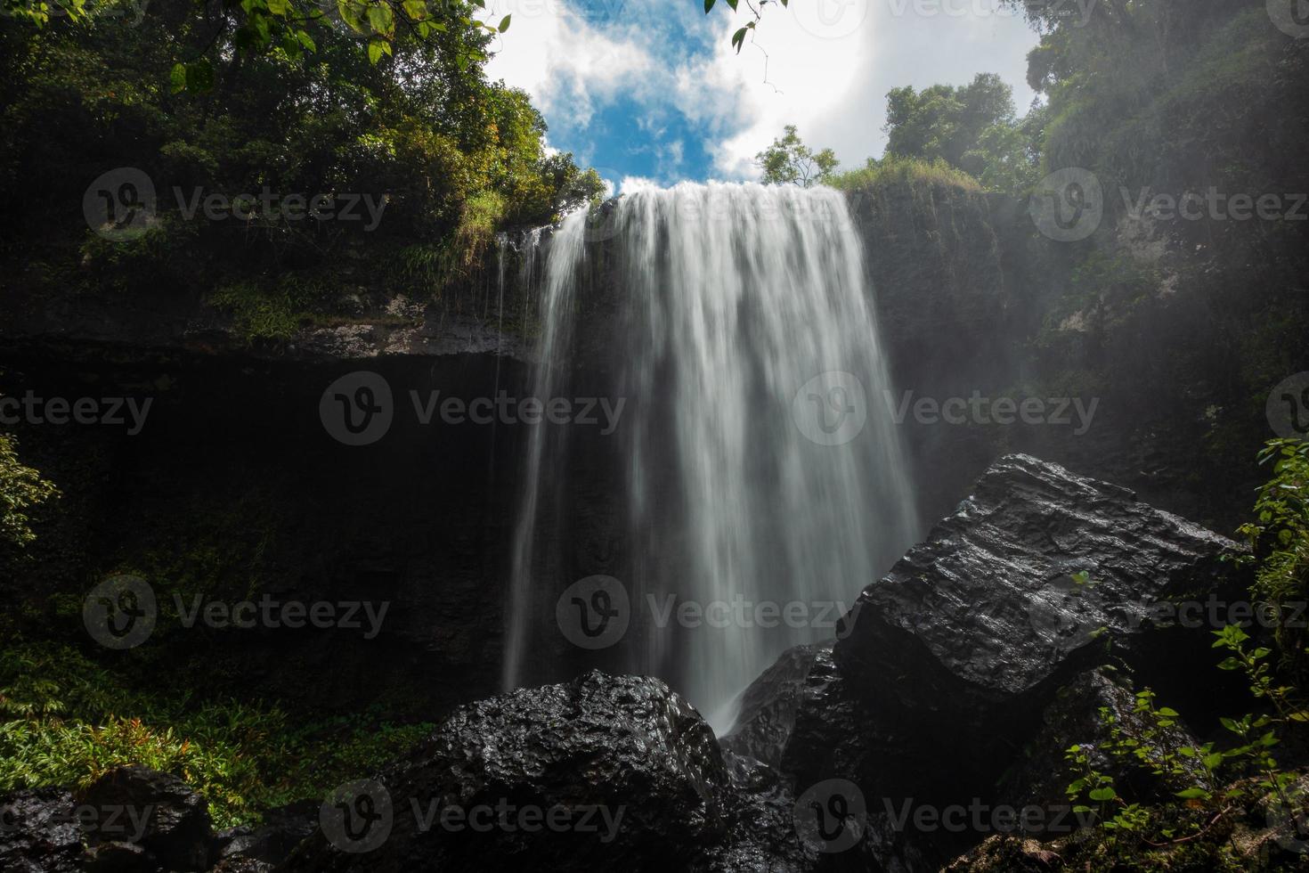 Long exposure photo of Zillie falls QLD Australia