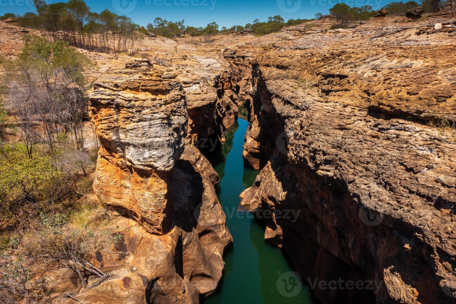 Garganta empedrada qld australia foto