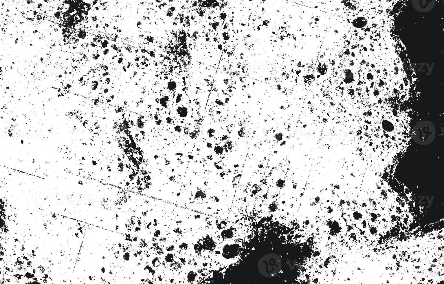 Monochrome particles abstract texture.Overlay illustration over any design to create grungy vintage effect and depth. photo