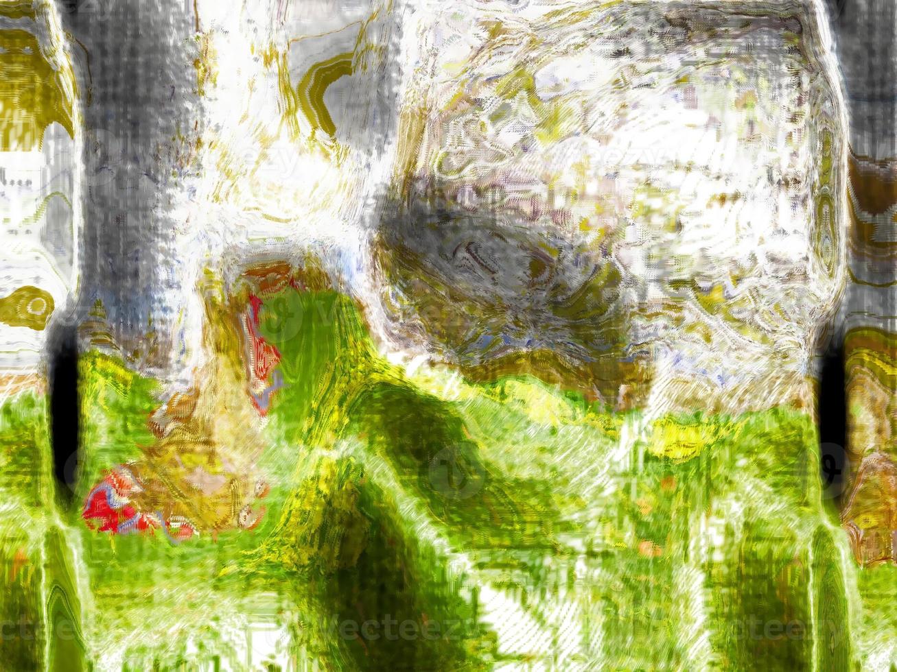 Digital Illustration Beautiful Abstract Vibrant Background photo
