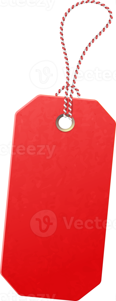 etiqueta de venta con textura roja png